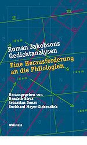 Roman Jakobsons Gedichtanalysen von Birus,  Hendrik, Donat,  Sebastian, Meyer-Sickendiek,  Burkhard