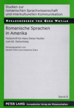 Romanische Sprachen in Amerika von Klare,  Johannes, Störl,  Kerstin