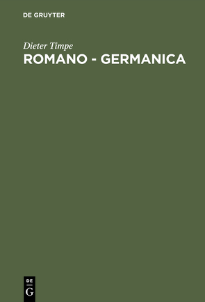 Romano – Germanica von Timpe,  Dieter