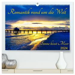 Romantik rund um die Welt – Sonne küsst Meer (hochwertiger Premium Wandkalender 2024 DIN A2 quer), Kunstdruck in Hochglanz von Schmid,  Astrid