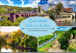 Romantische Orte am Neckar (Wandkalender 2024 DIN A4 quer), CALVENDO Monatskalender von Huschka,  Klaus-Peter