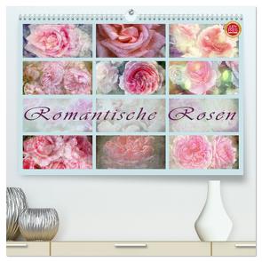 Romantische Rosen (hochwertiger Premium Wandkalender 2024 DIN A2 quer), Kunstdruck in Hochglanz von Cross,  Martina