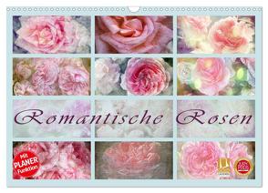 Romantische Rosen (Wandkalender 2024 DIN A3 quer), CALVENDO Monatskalender von Cross,  Martina