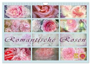 Romantische Rosen (Wandkalender 2024 DIN A4 quer), CALVENDO Monatskalender von Cross,  Martina