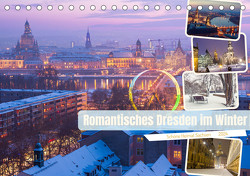 Romantisches Dresden im Winter (Tischkalender 2024 DIN A5 quer) von Drachenkind-Fotografie