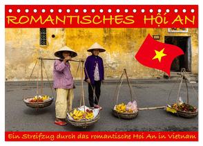 Romantisches Hoi An (Tischkalender 2024 DIN A5 quer), CALVENDO Monatskalender von Brack,  Roland