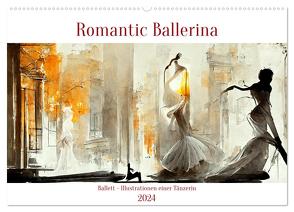Romatic Ballerina (Wandkalender 2024 DIN A2 quer), CALVENDO Monatskalender von Felke,  Sandra