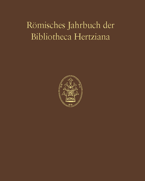 Römisches Jahrbuch der Bibliotheca Hertziana von Ebert-Schifferer,  Sybille, Kieven,  Elisabeth