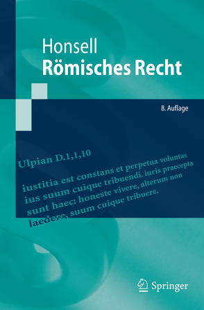 Römisches Recht von Honsell,  Heinrich