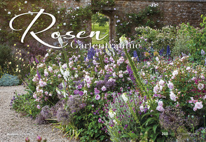 Rosengartenträume 2021 – Bild-Kalender 49,5×34 cm – Blumen – Garten – Wand-Kalender – Alpha Edition