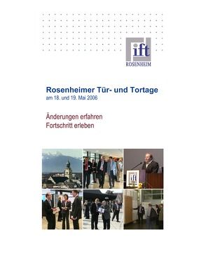 Rosenheimer Tür- und Tortage 2006 – Tagungsinhalte mit Vortragsfolien auf CD-ROM von ift Rosenheim GmbH