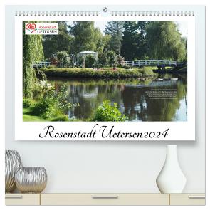 Rosenstadt Uetersen (hochwertiger Premium Wandkalender 2024 DIN A2 quer), Kunstdruck in Hochglanz von Rohwer,  Klaus