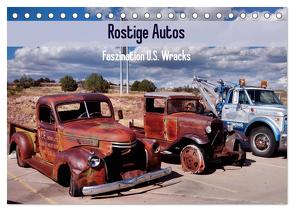 Rostige Autos. Faszination U.S. Wracks (Tischkalender 2024 DIN A5 quer), CALVENDO Monatskalender von Stanzer,  Elisabeth