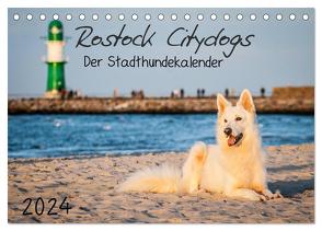 Rostock Citydogs – Der Stadthundekalender (Tischkalender 2024 DIN A5 quer), CALVENDO Monatskalender von Langer,  Jill
