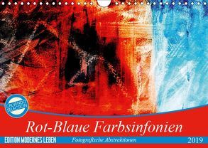 Rot-Blaue Farbsinfonien (Wandkalender 2019 DIN A4 quer) von Jäger,  Anette