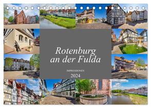 Rotenburg an der Fulda Impressionen (Tischkalender 2024 DIN A5 quer), CALVENDO Monatskalender von Meutzner,  Dirk