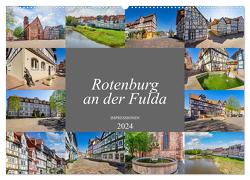 Rotenburg an der Fulda Impressionen (Wandkalender 2024 DIN A2 quer), CALVENDO Monatskalender von Meutzner,  Dirk