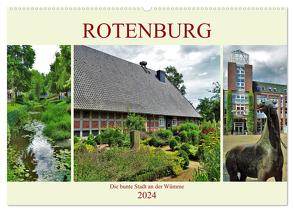 Rotenburg – Die bunte Stadt an der Wümme (Wandkalender 2024 DIN A2 quer), CALVENDO Monatskalender von Janke,  Andrea