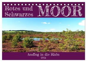 Rotes und Schwarzes Moor (Tischkalender 2024 DIN A5 quer), CALVENDO Monatskalender von Löwer,  Sabine