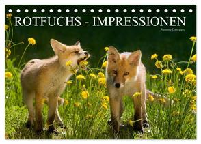Rotfuchs – Impressionen (Tischkalender 2024 DIN A5 quer), CALVENDO Monatskalender von Danegger,  Susanne