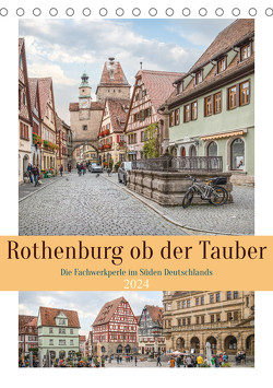 Rothenburg ob der Tauber (Tischkalender 2024 DIN A5 hoch), CALVENDO Monatskalender von Gierok-Latniak,  Steffen