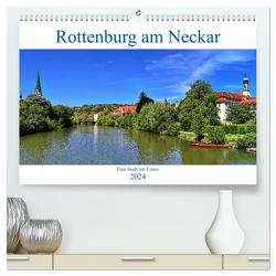 Rottenburg am Neckar – Eine Stadt am Limes (hochwertiger Premium Wandkalender 2024 DIN A2 quer), Kunstdruck in Hochglanz von Thoma,  Werner