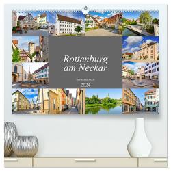Rottenburg am Neckar Impressionen (hochwertiger Premium Wandkalender 2024 DIN A2 quer), Kunstdruck in Hochglanz von Meutzner,  Dirk