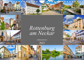Rottenburg am Neckar Impressionen (Wandkalender 2023 DIN A4 quer) von Meutzner,  Dirk