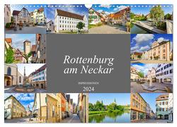 Rottenburg am Neckar Impressionen (Wandkalender 2024 DIN A3 quer), CALVENDO Monatskalender von Meutzner,  Dirk