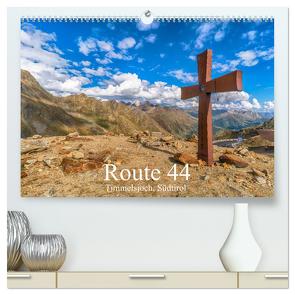 Route 44. Timmelsjoch, Südtirol (hochwertiger Premium Wandkalender 2024 DIN A2 quer), Kunstdruck in Hochglanz von Männel - studio-fifty-five,  Ulrich