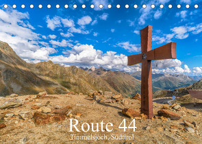 Route 44. Timmelsjoch, Südtirol (Tischkalender 2022 DIN A5 quer) von Männel,  Ulrich, studio-fifty-five