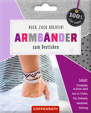 Ruck, zuck kreativ! Armbänder zum Besticken