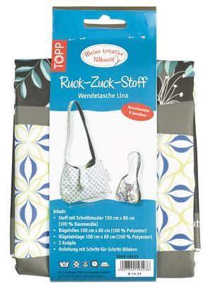 Ruck-Zuck-Stoff Wendetasche Lina von frechverlag