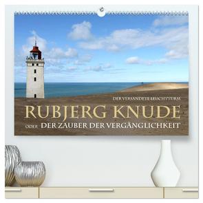 Rudbjerg Knude – Der versandete Leuchtturm (hochwertiger Premium Wandkalender 2024 DIN A2 quer), Kunstdruck in Hochglanz von Reichenauer,  Maria