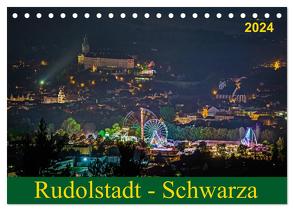 Rudolstadt – Schwarza (Tischkalender 2024 DIN A5 quer), CALVENDO Monatskalender von Wenk / Wenki,  Michael