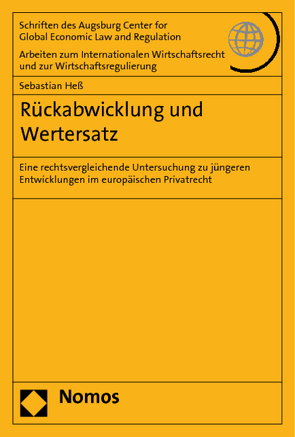 Rückabwicklung und Wertersatz von Hess,  Sebastian