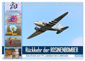 Rückkehr der Rosinenbomber (Tischkalender 2024 DIN A5 quer), CALVENDO Monatskalender von Klünder,  Günther