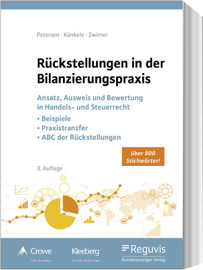 Rückstellungen in der Bilanzierungspraxis von Künkele,  Kai Peter, Petersen,  Karl, Zwirner,  Christian