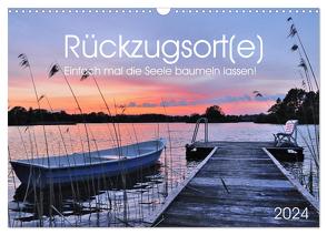 Rückzugsort(e) (Wandkalender 2024 DIN A3 quer), CALVENDO Monatskalender von Düll,  Sigrun