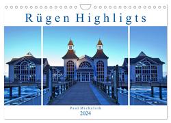 Rügen Highlights (Wandkalender 2024 DIN A4 quer), CALVENDO Monatskalender von Michalzik,  Paul