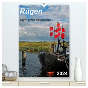 Rügen-Idyllische Momente (hochwertiger Premium Wandkalender 2024 DIN A2 hoch), Kunstdruck in Hochglanz von Loebus,  Eberhard