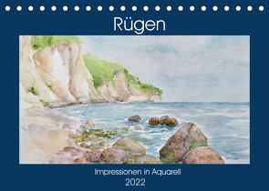 Rügen Impressionen in Aquarell (Tischkalender 2022 DIN A5 quer) von Mesch,  Sylwia