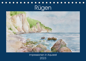 Rügen Impressionen in Aquarell (Tischkalender 2023 DIN A5 quer) von Mesch,  Sylwia