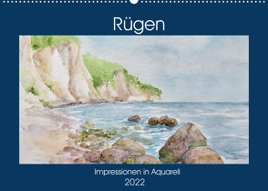 Rügen Impressionen in Aquarell (Wandkalender 2022 DIN A2 quer) von Mesch,  Sylwia