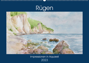 Rügen Impressionen in Aquarell (Wandkalender 2023 DIN A2 quer) von Mesch,  Sylwia