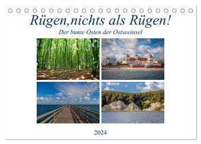 Rügen, nichts als Rügen! (Tischkalender 2024 DIN A5 quer), CALVENDO Monatskalender von Abel,  Micaela