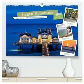 Rügen Panorama (hochwertiger Premium Wandkalender 2024 DIN A2 quer), Kunstdruck in Hochglanz von Grellmann,  Tilo