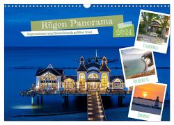 Rügen Panorama (Wandkalender 2024 DIN A3 quer), CALVENDO Monatskalender von Grellmann,  Tilo