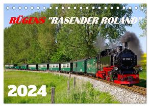Rügens „rasender Roland“ (Tischkalender 2024 DIN A5 quer), CALVENDO Monatskalender von Prescher,  Werner