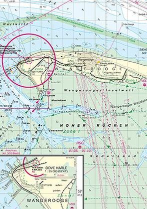 Rütergat, Norderaue und Vortrapptief von Bundesamt für Seeschifffahrt und Hydrographie